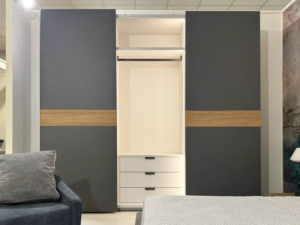 Clearance Camera da letto Scacco in laminato a prezzo Outlet Camere Da Letto