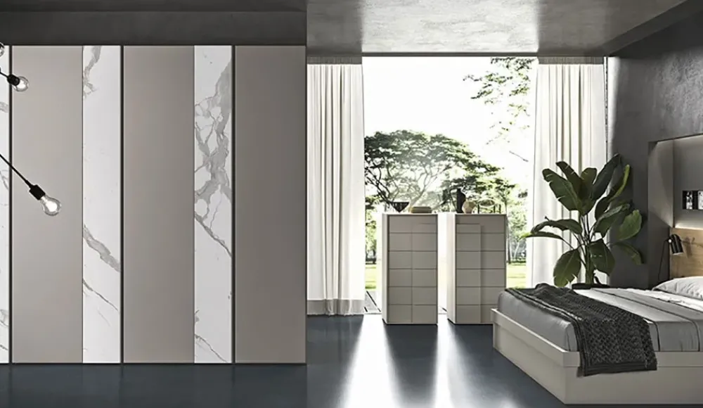 Camera da letto Air a prezzo ribassato in laminato^Siloma Outlet