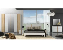 New Camera da letto Silver 14 in laminato a prezzo scontato Camere Da Letto