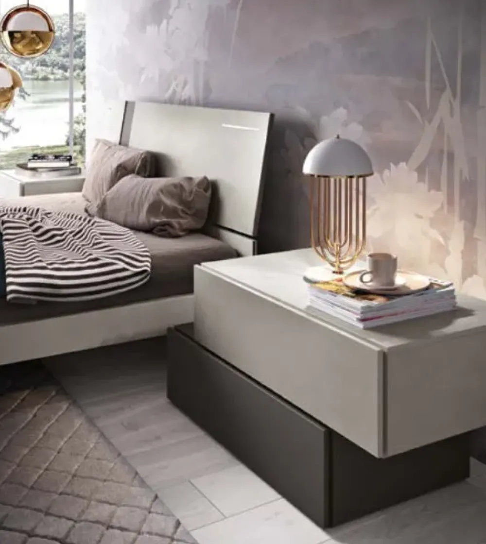 Camera da letto Split in laminato a prezzo ribassato^Spar New