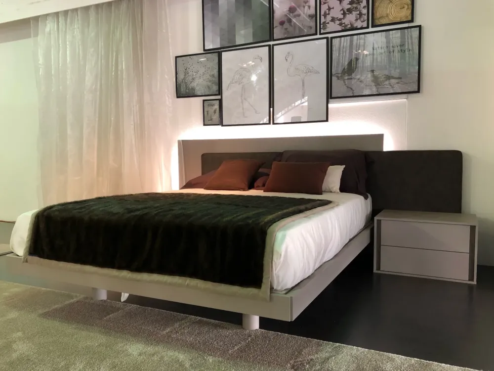 Tomasella Camera da letto Halifax a prezzo ribassato in ecopelle- Camere Da Letto