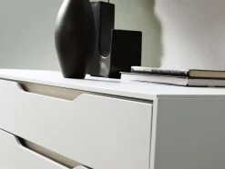 S75 Camera da letto Unica in laccato opaco a prezzo ribassato- Camere Da Letto