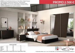 Camera da letto Vega in laminato a prezzo ribassato^Artigianale Best