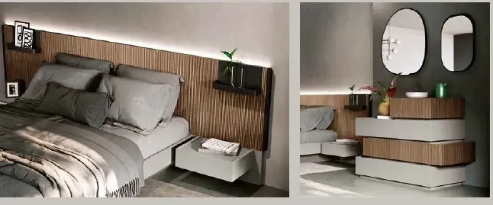 Imab Camera da letto Vq307 in laminato a prezzo ribassato- Camere Da Letto