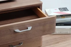 Distribuzione Grandi Marchi Camera Comodino logos su panca noce scontato del -50 %- Comodini