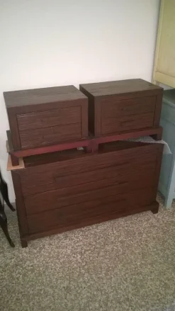 Online Camera Elite Cassettone e comodini elite in bambu scontato del -65 % Cassettiere