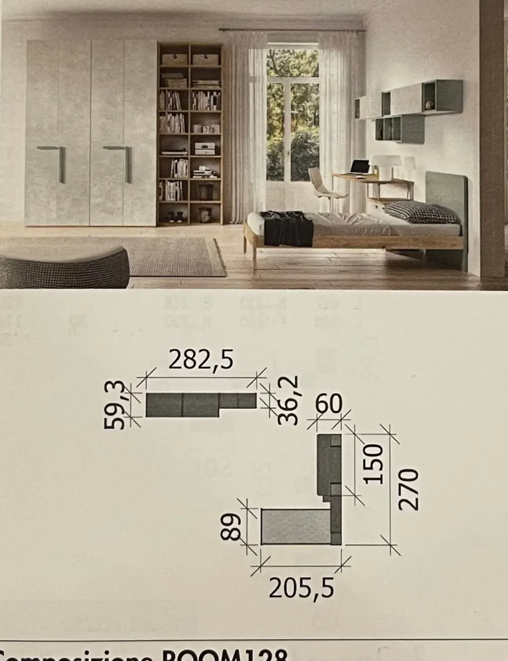 ZG Mobili Cameretta 128 SCONTATA- Camerette