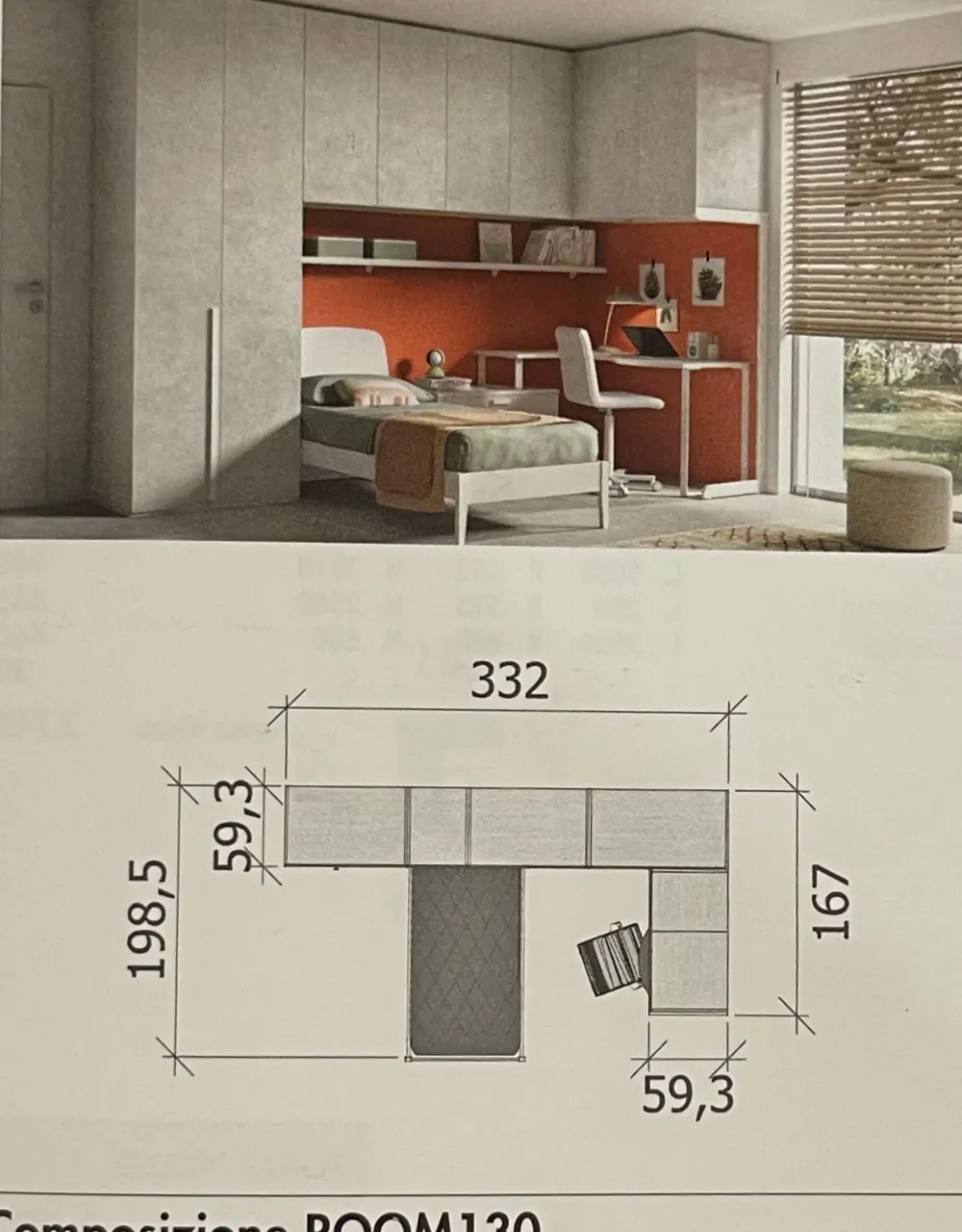 Sale Cameretta 130 letti a terra scontata Camerette