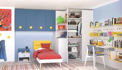 Cameretta Allegra in laminato materico a prezzo Outlet^Artigianale Sale