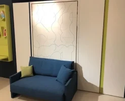 Clei Cameretta Altea book 120 sofa con letti a scomparsa in Offerta Outlet- Camerette