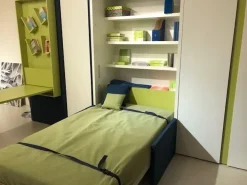 Clei Cameretta Altea book 120 sofa con letti a scomparsa in Offerta Outlet- Camerette