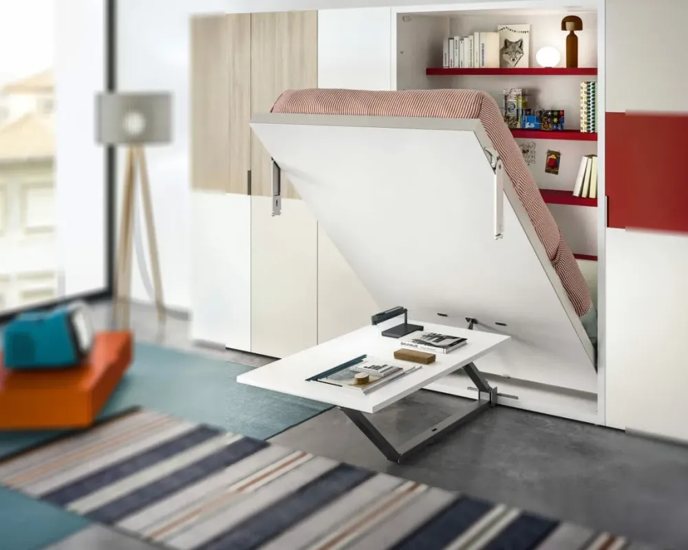 Cameretta Altea book 120 work con letti a scomparsa scontata^Clei Clearance