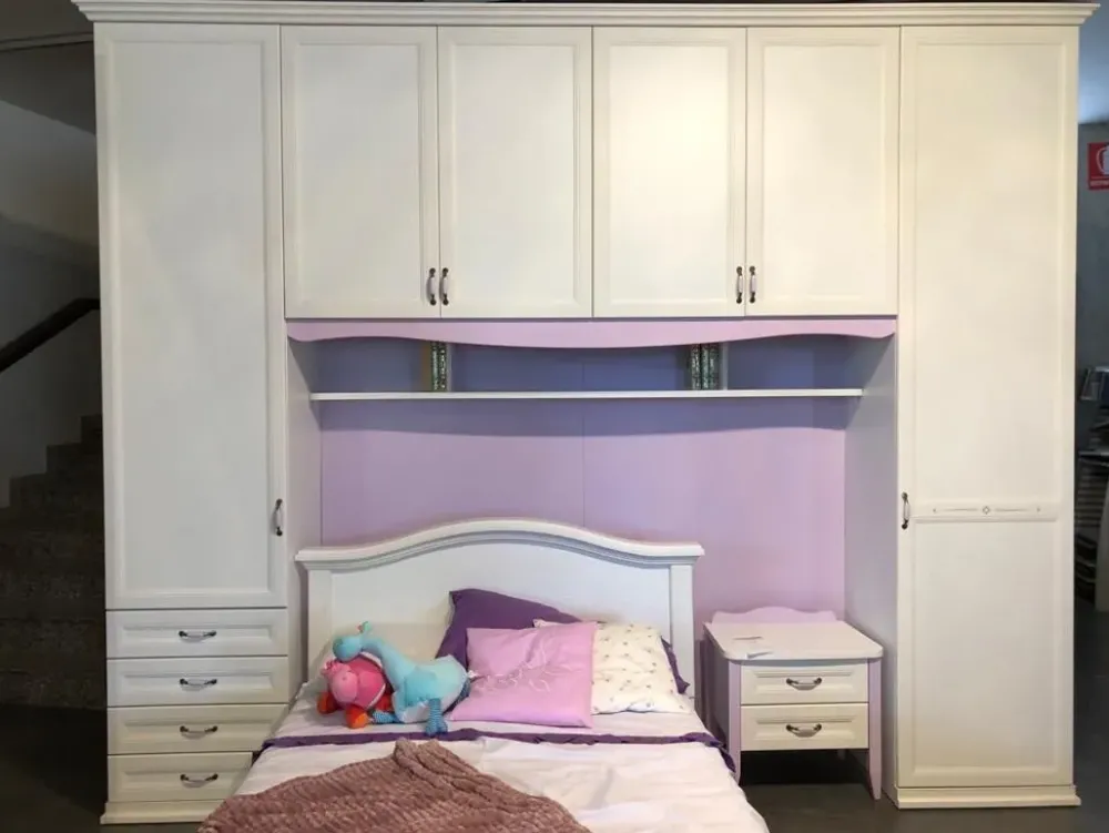 Colombini Casa Cameretta Arcadia in laminato materico a prezzo scontato- Camerette