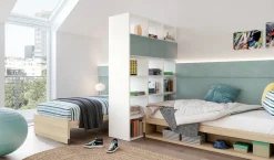 Cameretta 07b letti a terra a prezzo Outlet^Doimo CityLine Discount