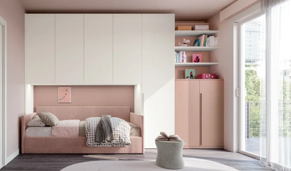 Hot Cameretta 01b in laminato materico in Offerta Outlet Camerette