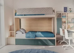 Outlet Cameretta Beam con letto a castello a prezzo scontato Camerette