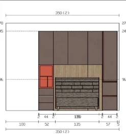 Clearance Cameretta Bronzo/corallo con uno sconto imbattibile Camerette