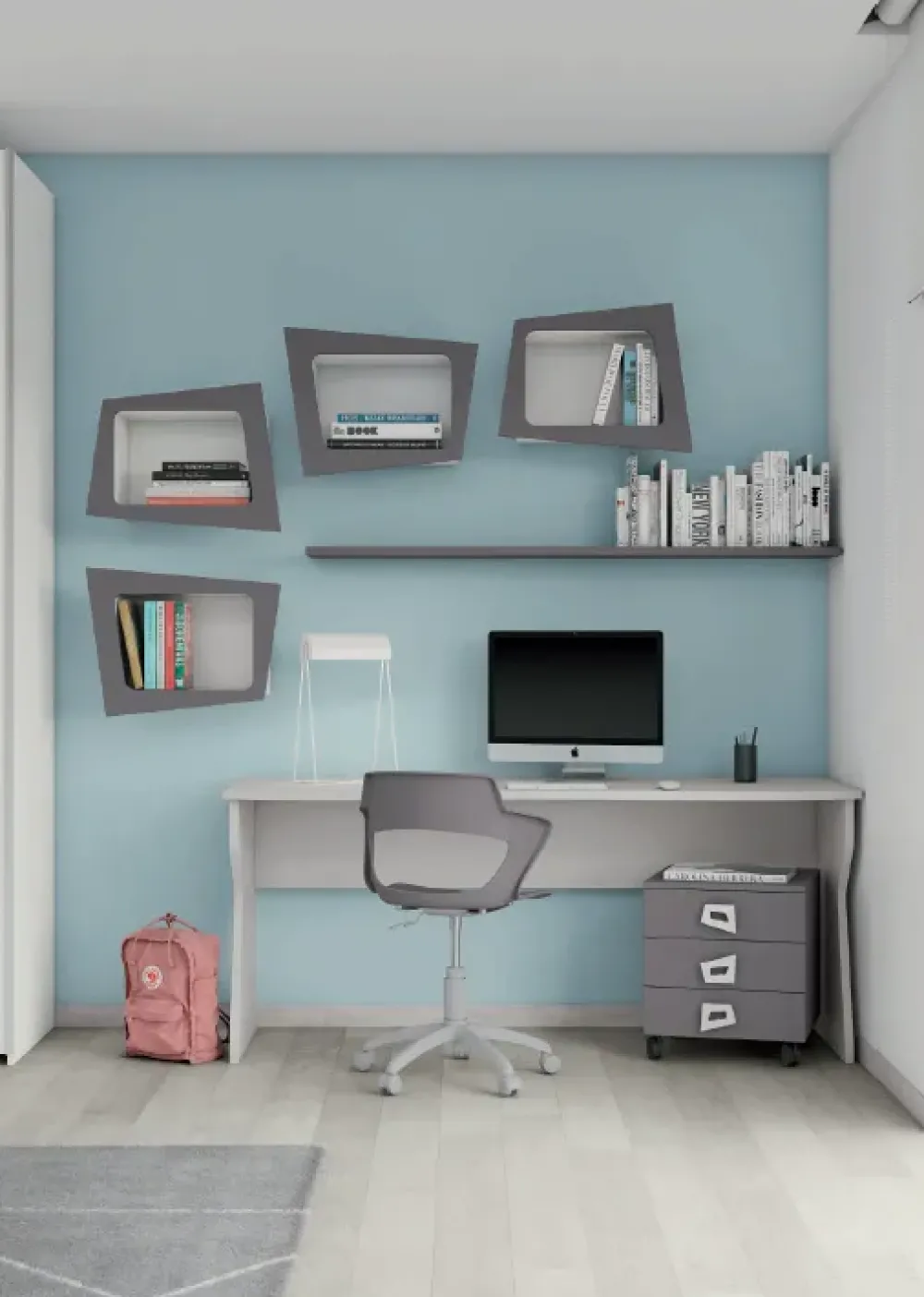 Cameretta C310 in laminato opaco in Offerta Outlet Camerette