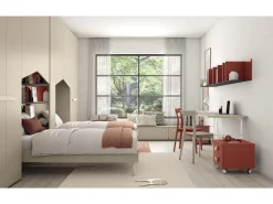 Cameretta C144 con letto a ponte a prezzo Outlet^Colombini Casa Clearance