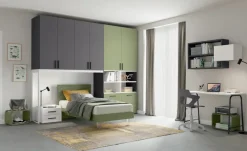 Cameretta C124  con letto a terra scontata^Colombini Casa Hot