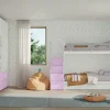 Cameretta C130 con letto a castello in Offerta Outlet^Colombini Casa Sale