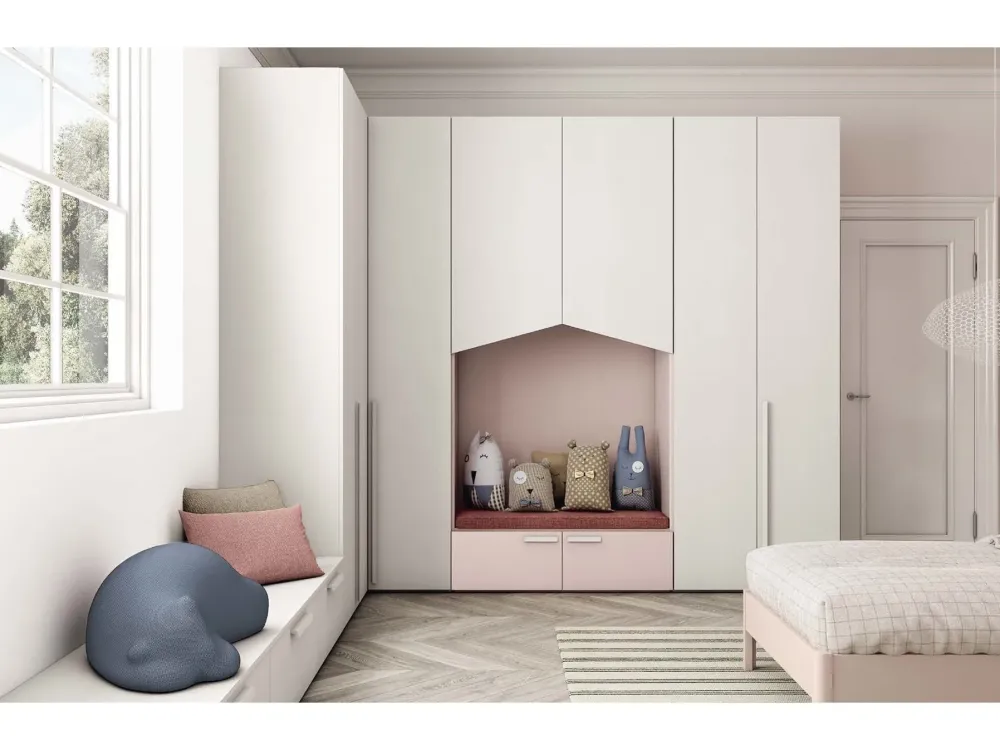 Colombini Casa Cameretta C102 con letto a terra in offerta- Camerette
