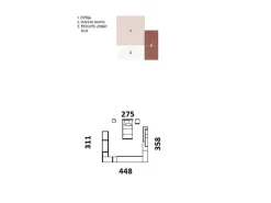 Colombini Casa Cameretta C102 con letto a terra in offerta- Camerette