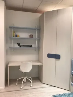 Clearance Cameretta Camera con cabina  con letto a soppalco scorrevole scontata Camerette