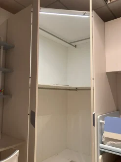 Clearance Cameretta Camera con cabina  con letto a soppalco scorrevole scontata Camerette