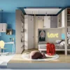 Cameretta Cameretta a ponte-angolare di scontata del 40% letti a terra in Offerta Outlet Camerette