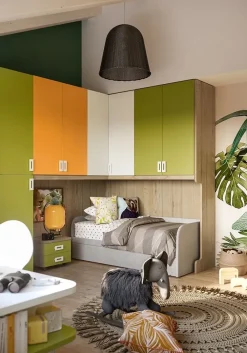 New Cameretta Cameretta a ponte-angolare di scontata del 40% letti a terra in offerta Camerette