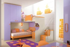 Cameretta Cameretta a soppalco 24  con letto a soppalco scontata Camerette