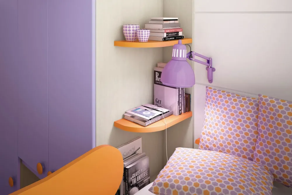 Cameretta Cameretta a soppalco 24 con letto a soppalco scontata Camerette