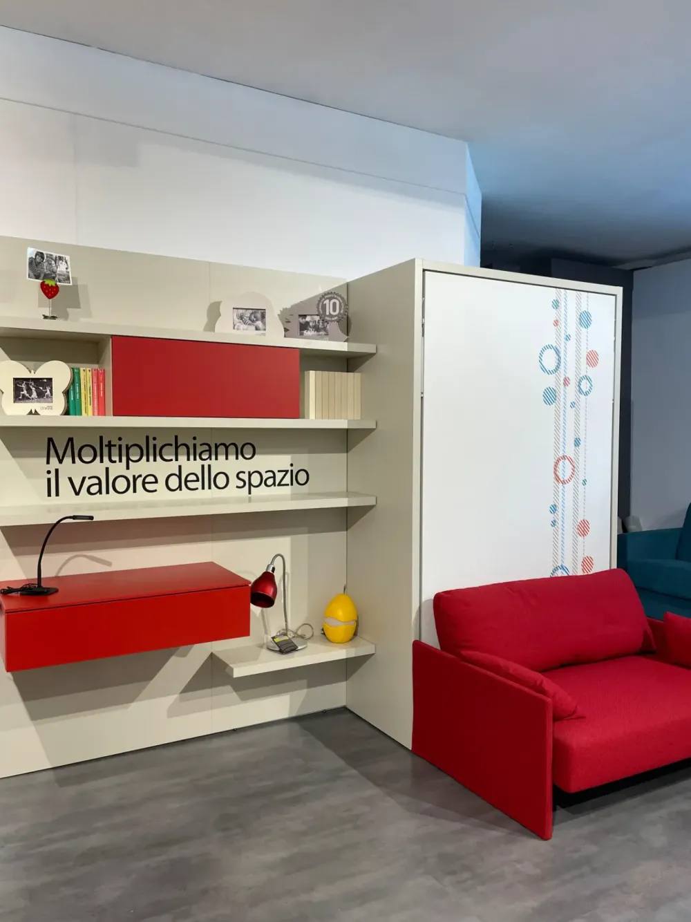 Cameretta Cameretta con letto una piazza e mezza in offerta^Clei Discount