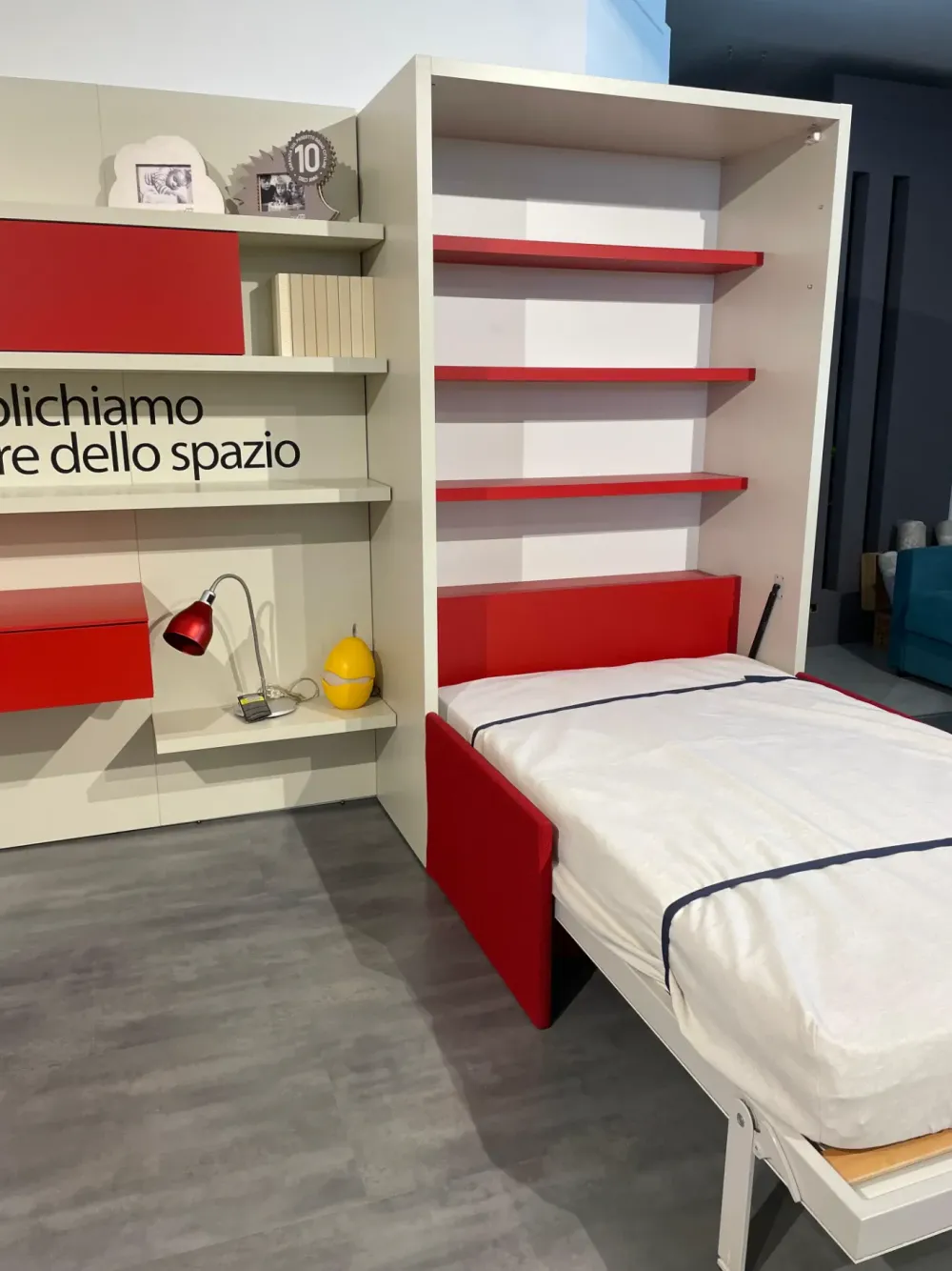 Cameretta Cameretta con letto una piazza e mezza in offerta^Clei Discount