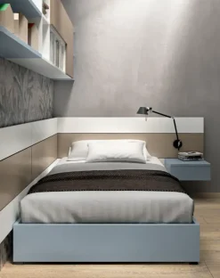 Hot Cameretta Cameretta completa moderna in laminato materico in Offerta Outlet Camerette