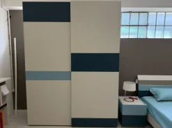 CAMERETTA Cameretta con armadio scorrevole a PREZZI OUTLET^Moretti Compact Camerette Discount