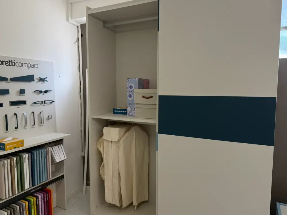 CAMERETTA Cameretta con armadio scorrevole a PREZZI OUTLET^Moretti Compact Camerette Discount