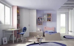 Hot CAMERETTA Cameretta con cabina-spogliatoio di scontata del 30% a PREZZI OUTLET Camerette