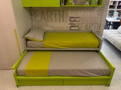 Moretti Compact Camerette Cameretta Cameretta con cabina   con letti a scomparsa in Offerta Outlet- Camerette