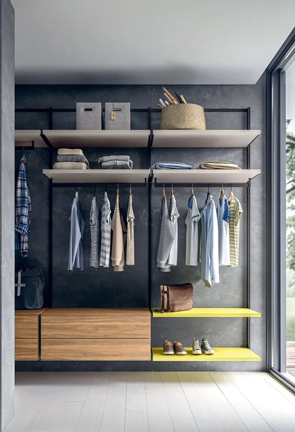 Cameretta Cameretta con cabina armadio di in OFFERTA OUTLET^Clever