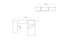 Cameretta Cameretta con cabina armadio di in OFFERTA OUTLET^Clever