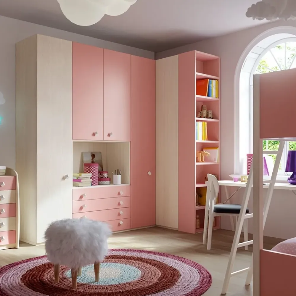 Online Cameretta Cameretta con letto a castello di scontata del 40% con letto a castello in offerta Camerette