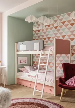 Online Cameretta Cameretta con letto a castello di scontata del 40% con letto a castello in offerta Camerette