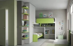 CAMERETTA Cameretta con letto-soppalco-scorrevole di scontata del 30% a PREZZI OUTLET^Mistral Sale