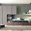 Outlet Cameretta Cameretta con scrivania a penisola   con letto a terra a prezzo Outlet Camerette