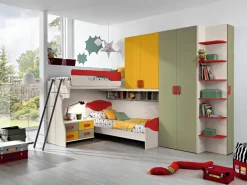 Sale Cameretta Cameretta con soppalco-angolare scontata del 30% con uno sconto imbattibile Camerette