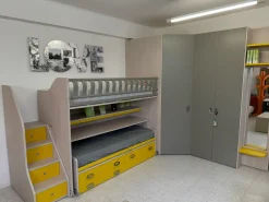 Moretti Compact Camerette Cameretta Cameretta con soppalco  con letto a soppalco scontata- Camerette