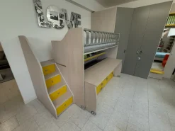 Moretti Compact Camerette Cameretta Cameretta con soppalco  con letto a soppalco scontata- Camerette