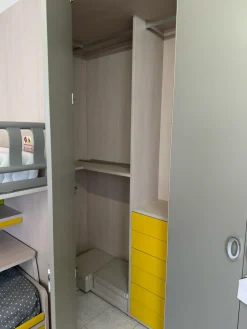 Moretti Compact Camerette Cameretta Cameretta con soppalco  con letto a soppalco scontata- Camerette